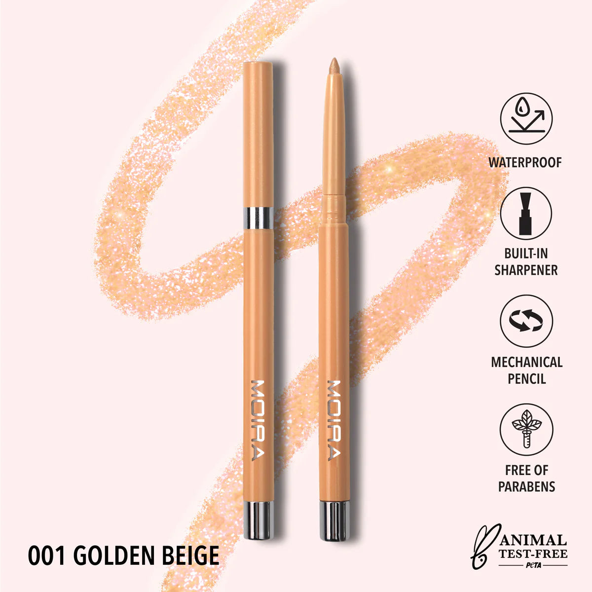 MOIRA- STATEMENT SHIMMER LINER
