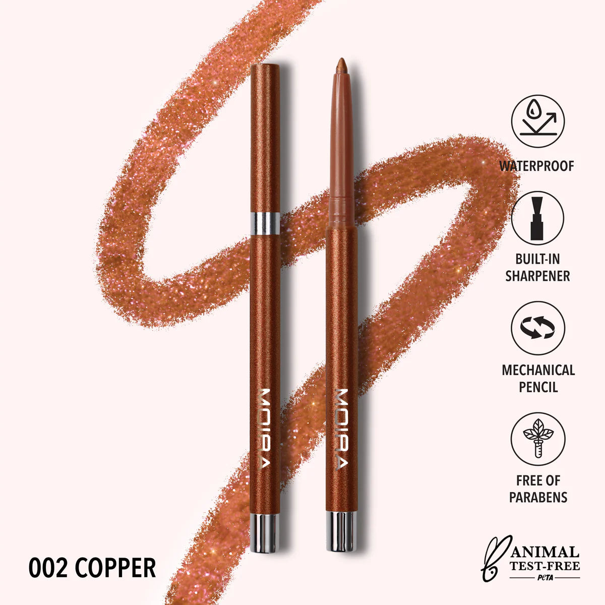 MOIRA- STATEMENT SHIMMER LINER