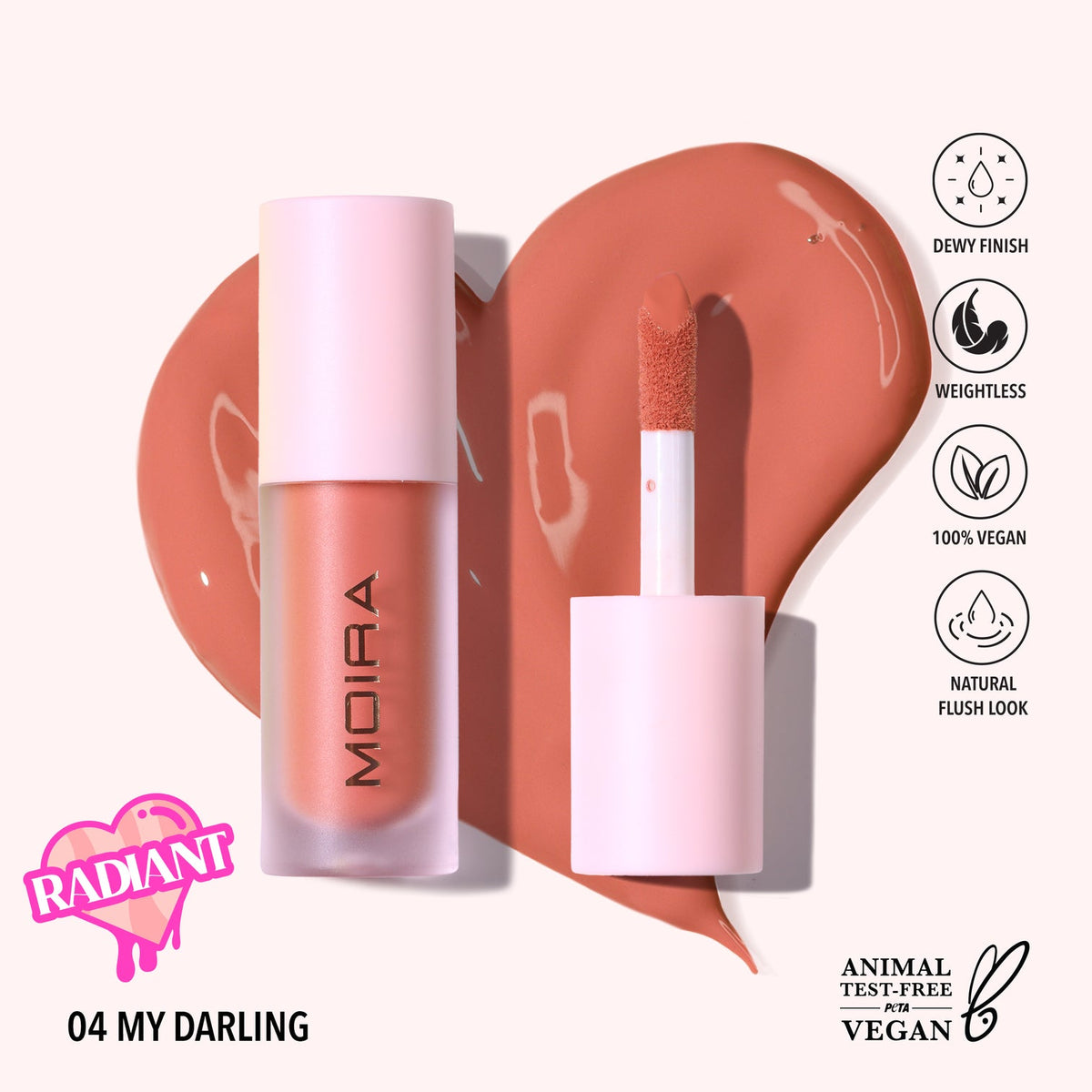 MOIRA - LOVE STEADY LIQUID BLUSH