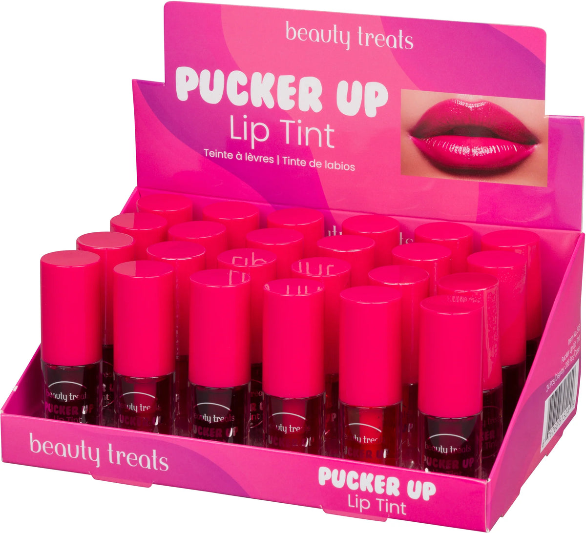 BEAUTY TREATS- PUCKER UP- LIP TINT- 24PCS