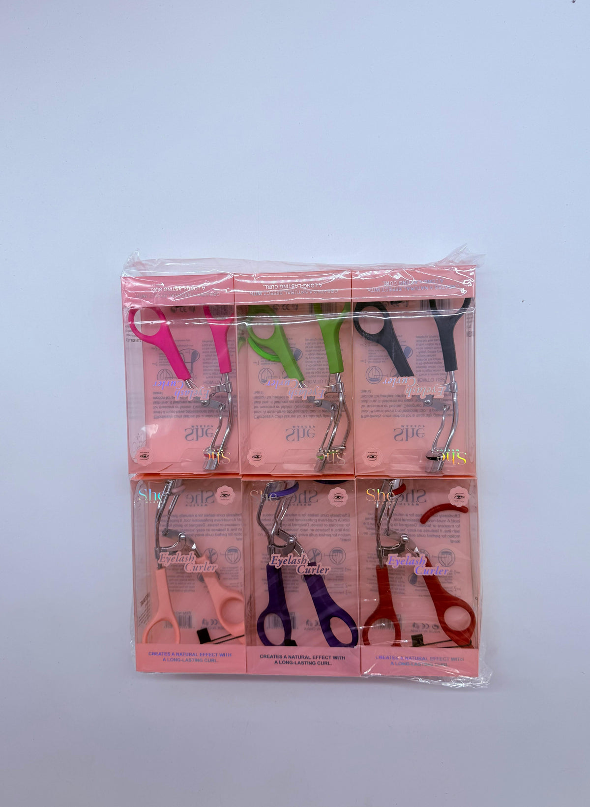S.HE MAKEUP- EYELASH CURLER CREATES A NATURAL EFFECT (12PCS)