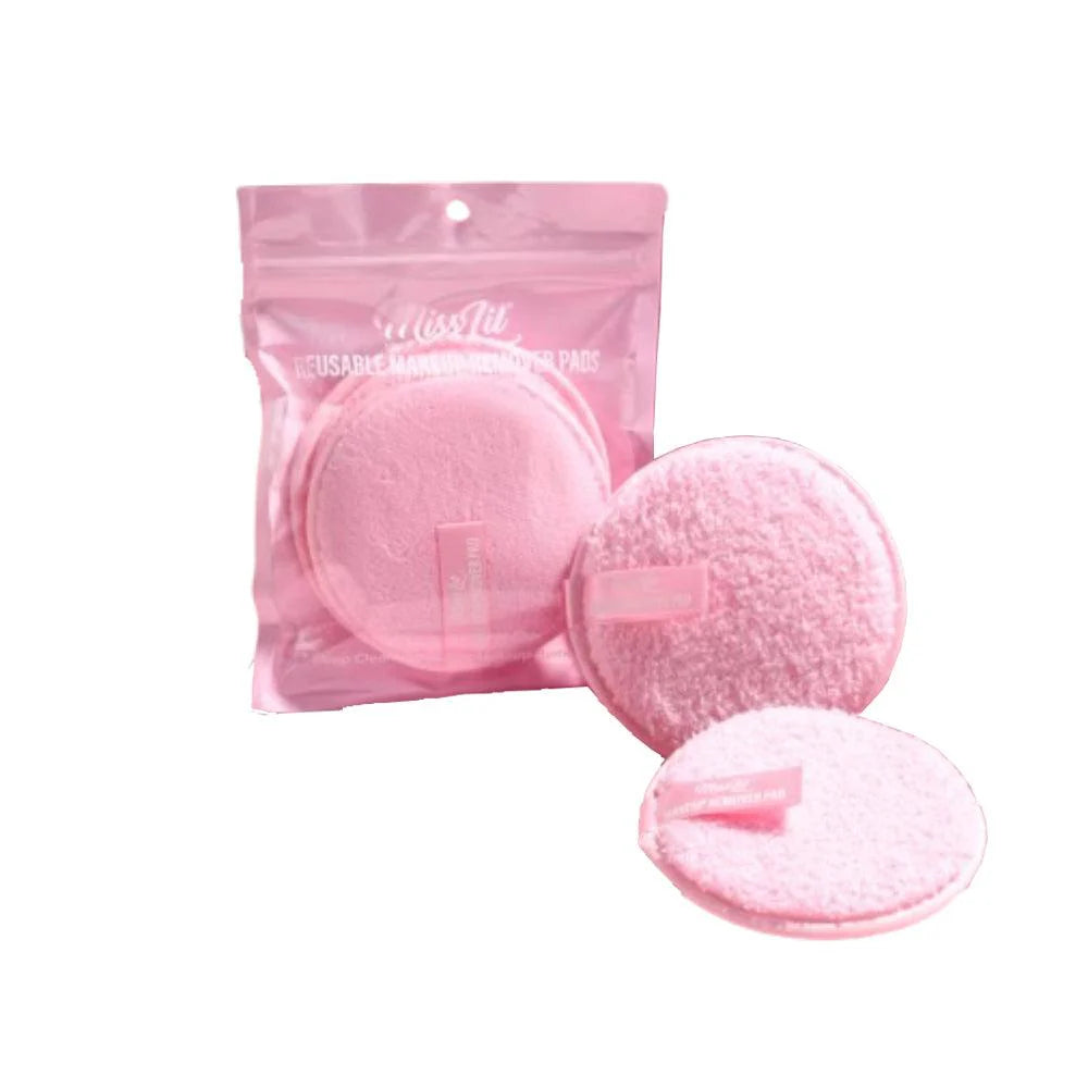 MISS LIL USA- REUSABLE MAKEUP REMOVER PADS ( 6PCS MIX )