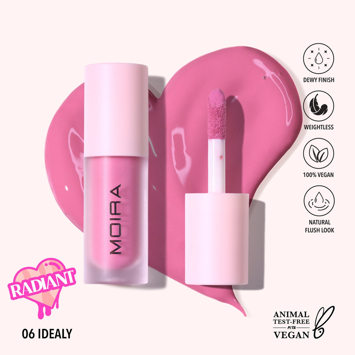 MOIRA - LOVE STEADY LIQUID BLUSH