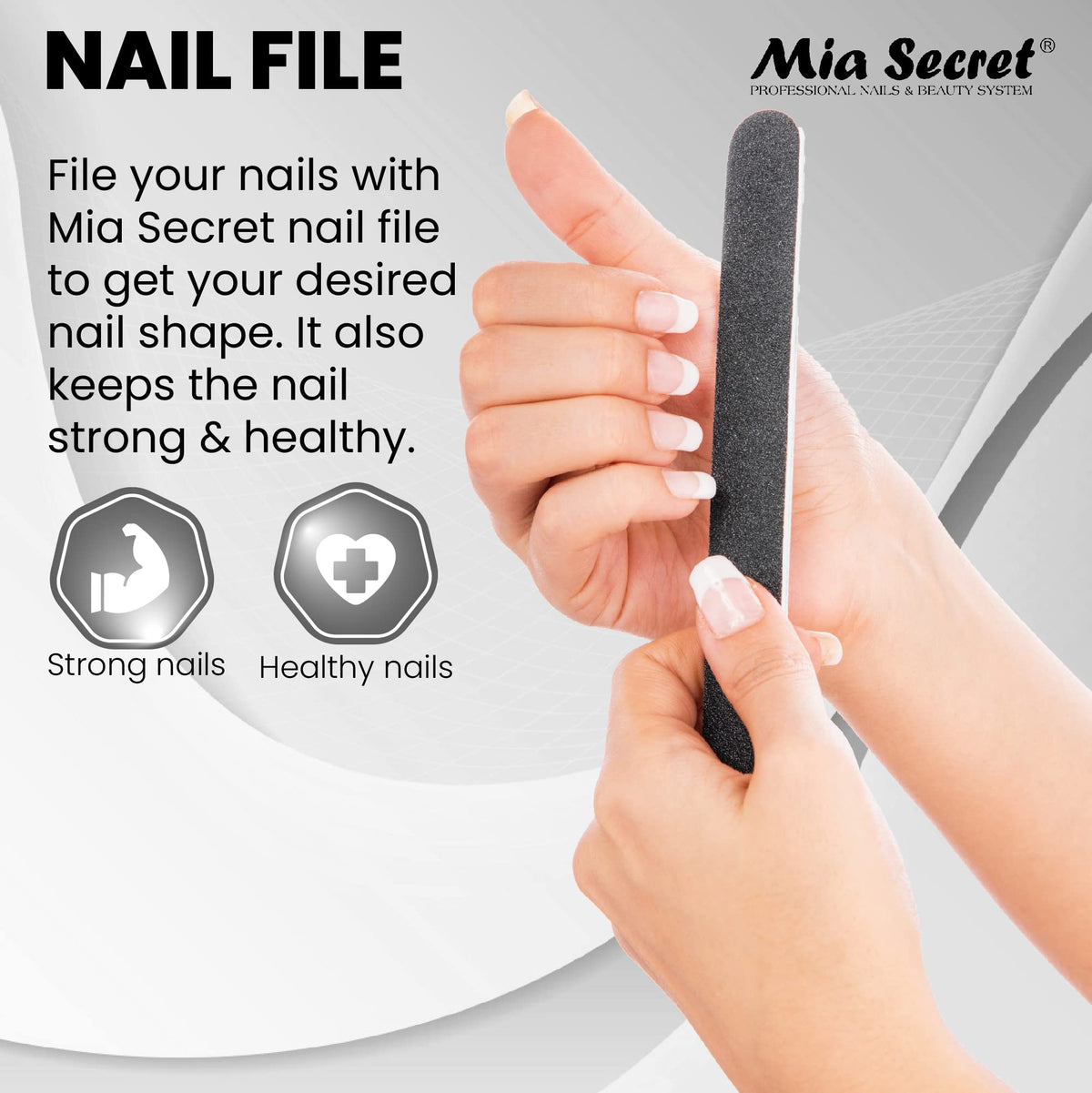 MIA SECRET - LIMA DE UÑAS - DISPLAY 50UNDS