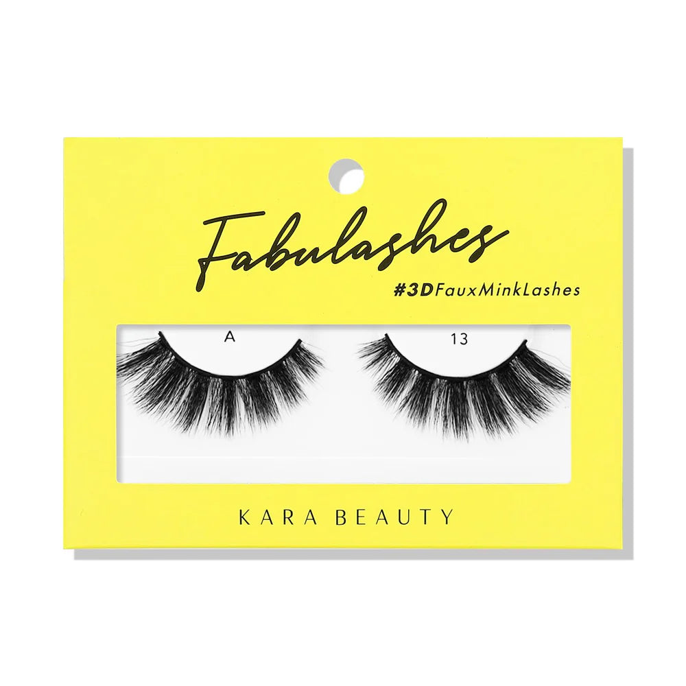 KARA BEAUTY- FABULASHES- FAUX MINK LASHES- 6PCS
