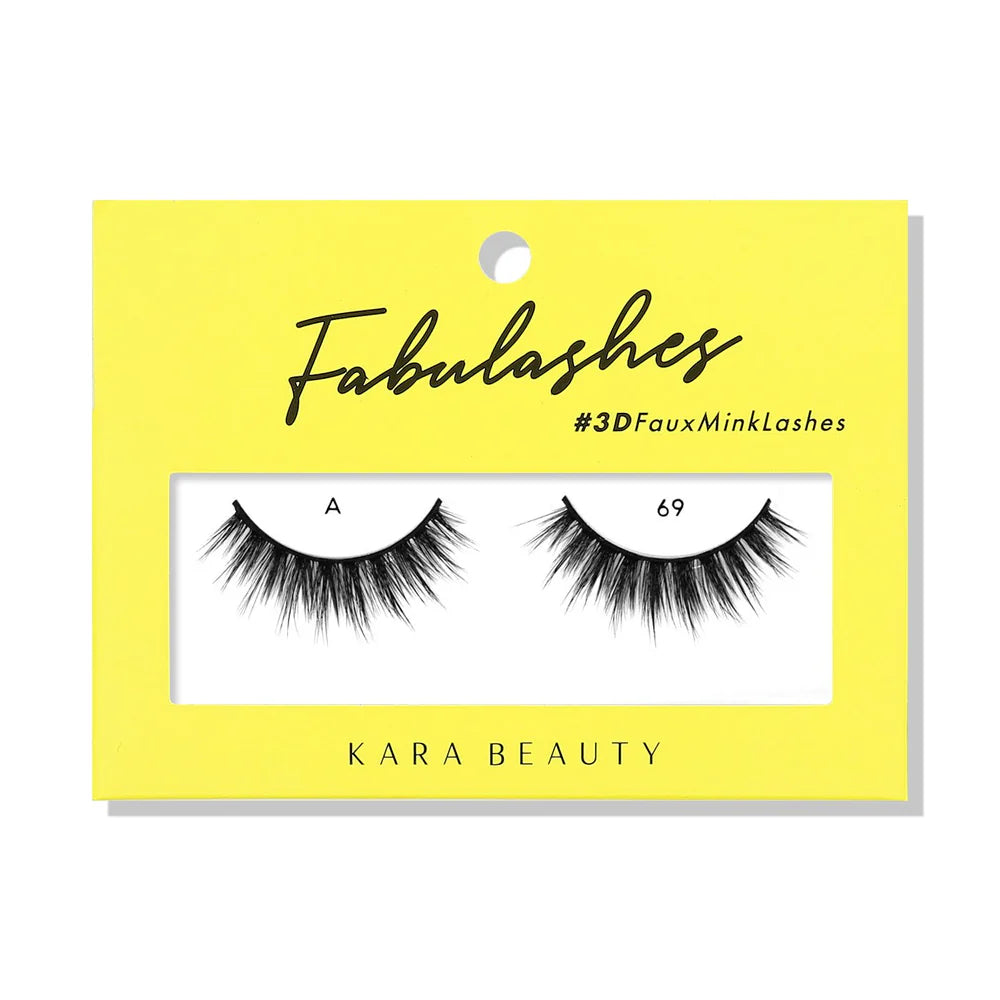 KARA BEAUTY- FABULASHES- FAUX MINK LASHES- 6PCS
