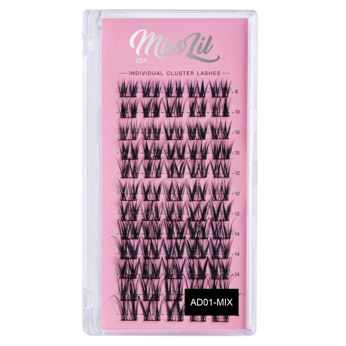 MISS LIL- INDIVIDUAL CLUSTER- LASHES- 3PCS
