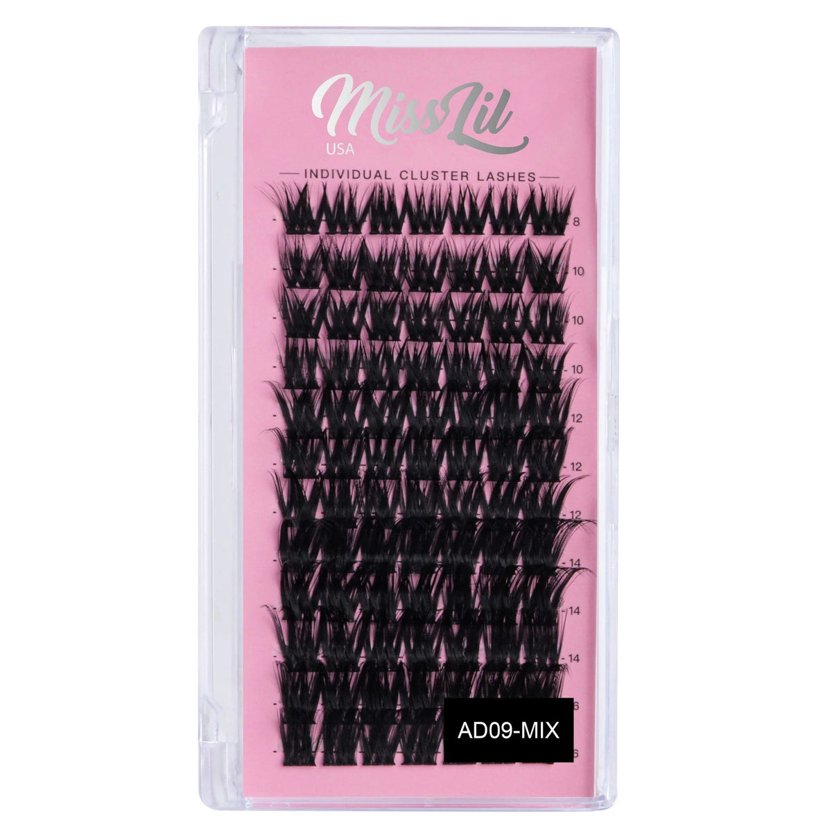 MISS LIL- INDIVIDUAL CLUSTER- LASHES- 3PCS