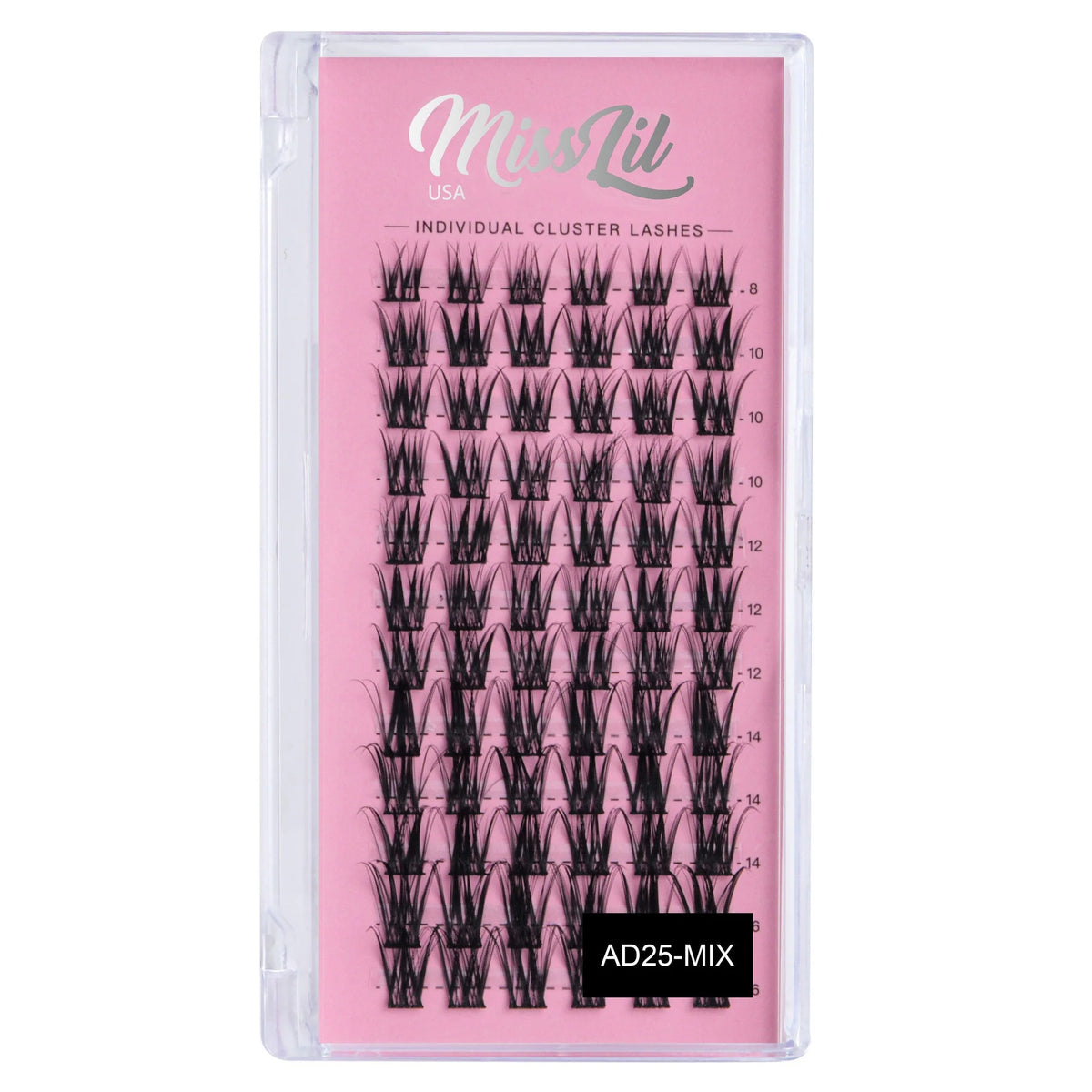 MISS LIL- INDIVIDUAL CLUSTER- LASHES- 3PCS