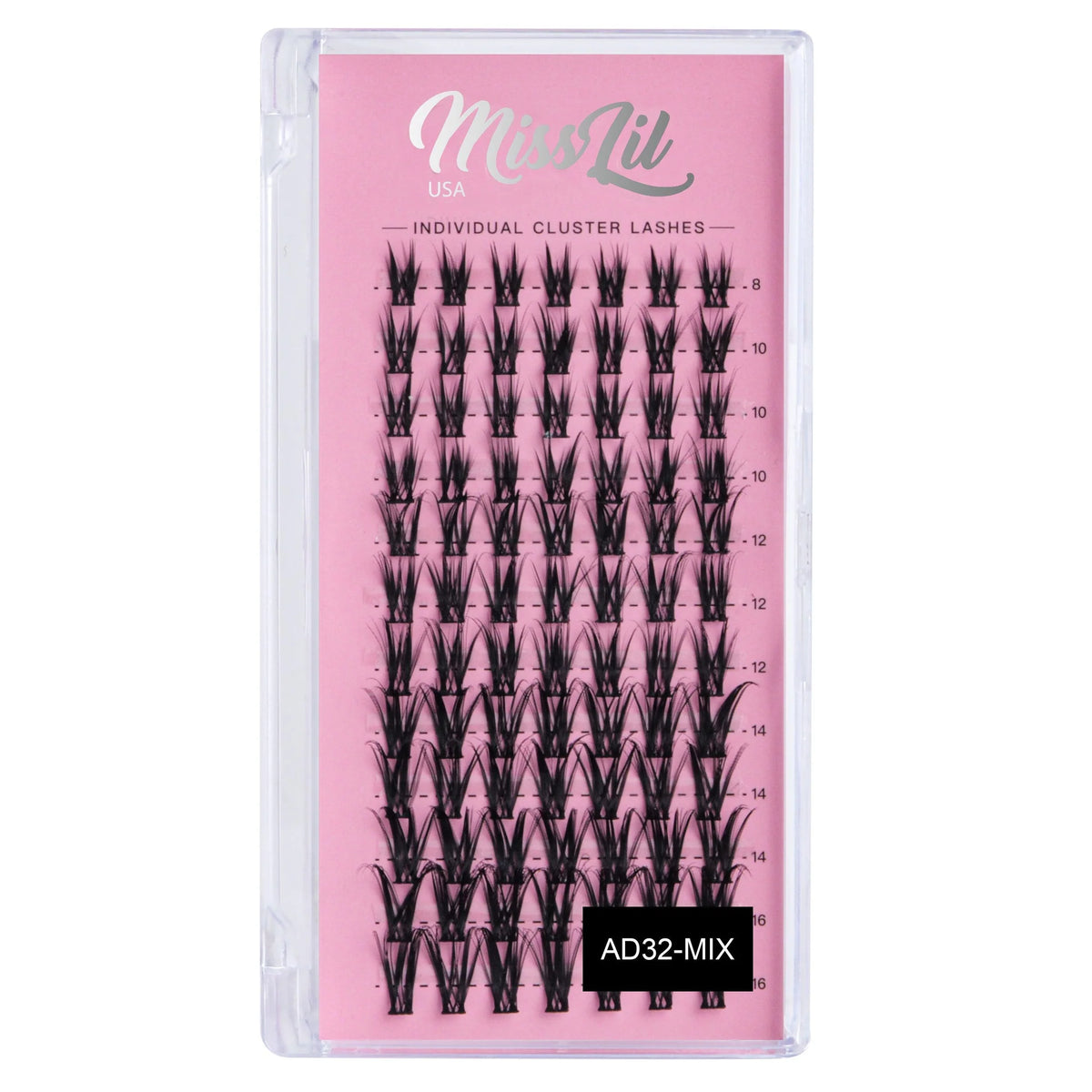 MISS LIL- INDIVIDUAL CLUSTER- LASHES- 3PCS