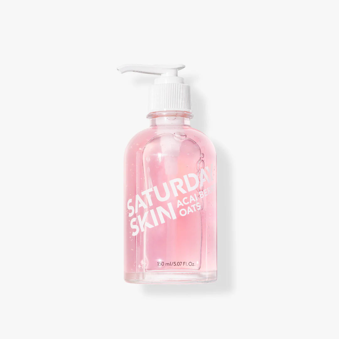 SATURDAY SKIN - AÇAI BERRY + OATS ANTI-OXIDANT GEL CLEANSER (1PC)