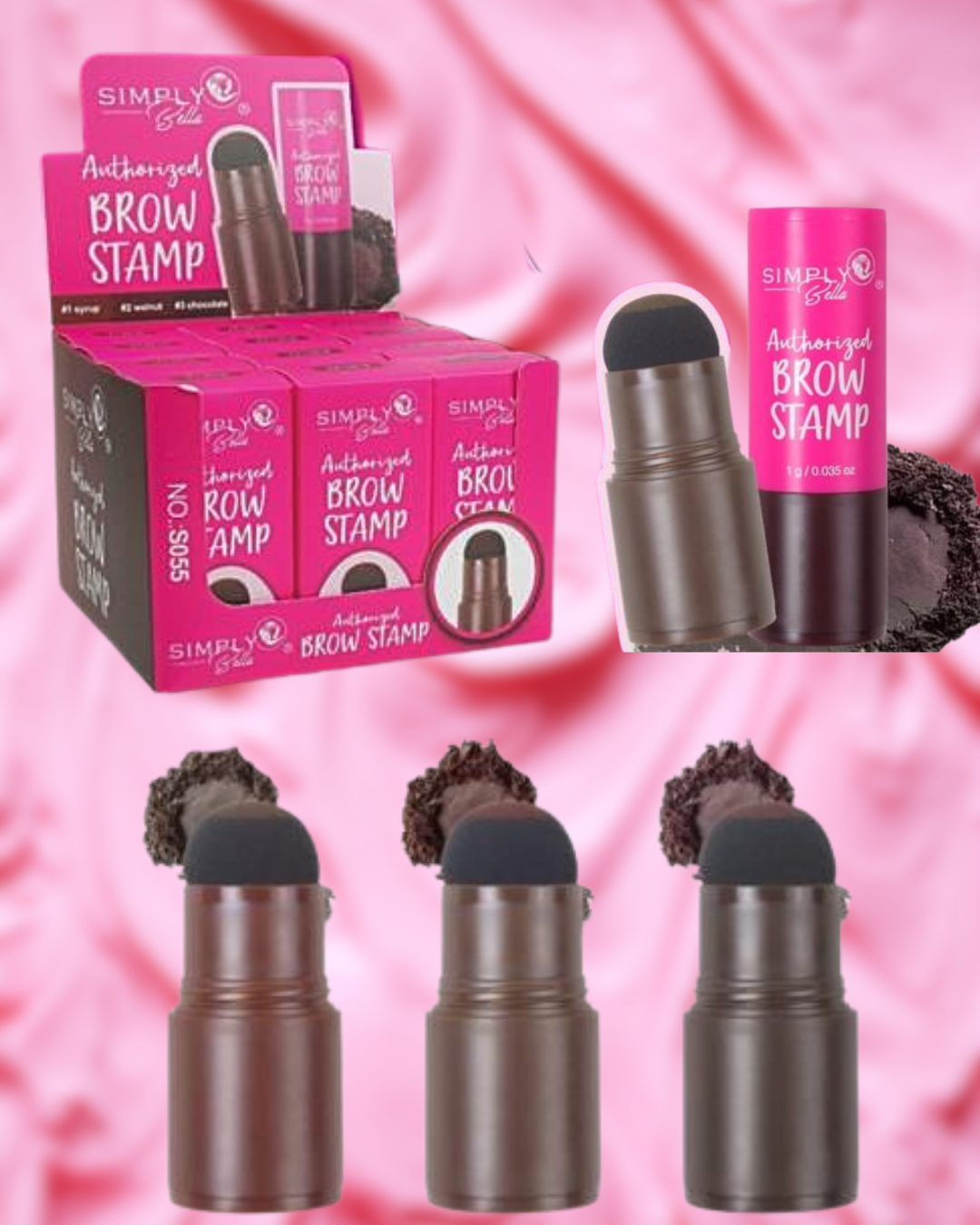 SIMPLY BELLA - BROW STAMP (DISPLAY 12 PCS)