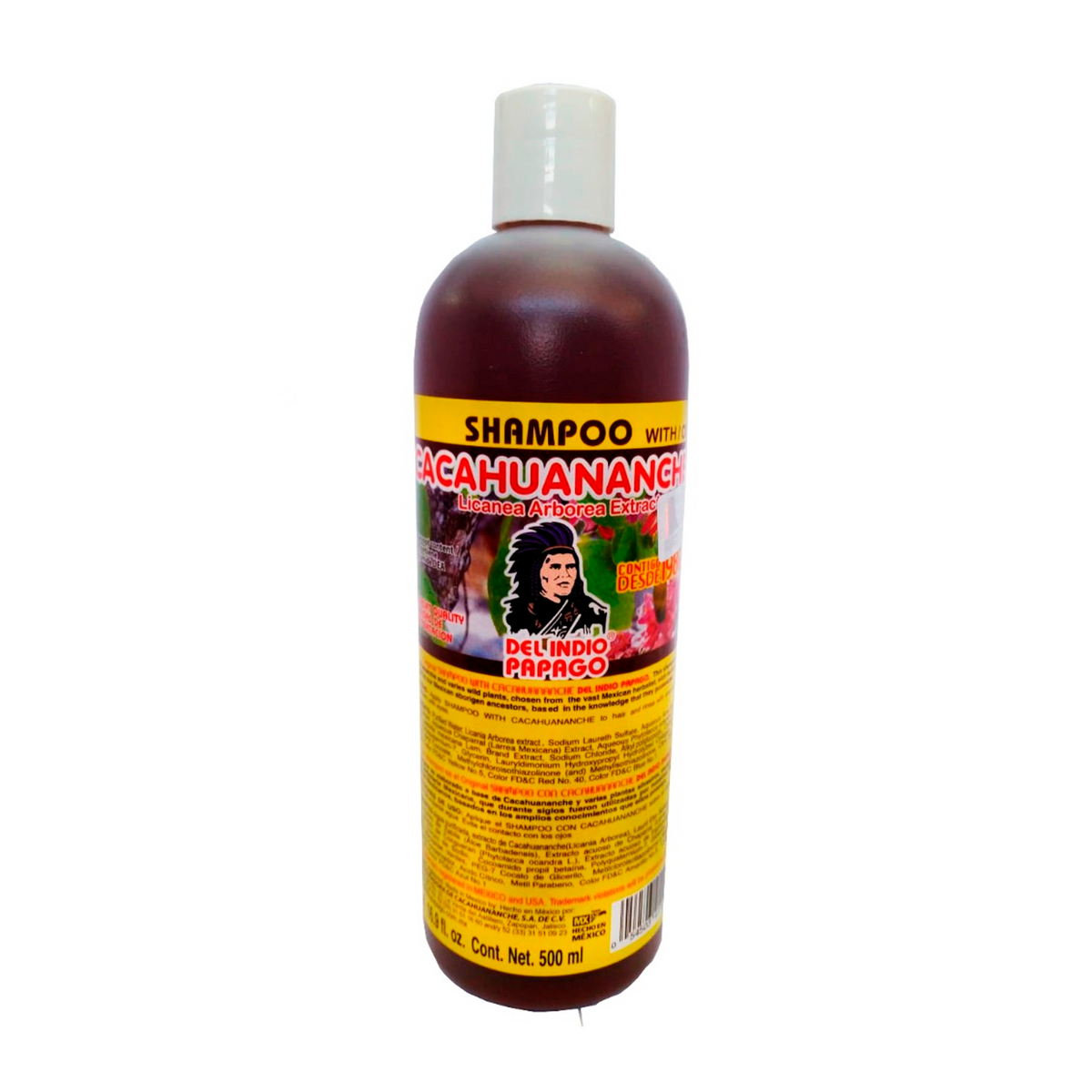 DEL INDIO PAPAGO - NATURAL SHAMPOO 500ML