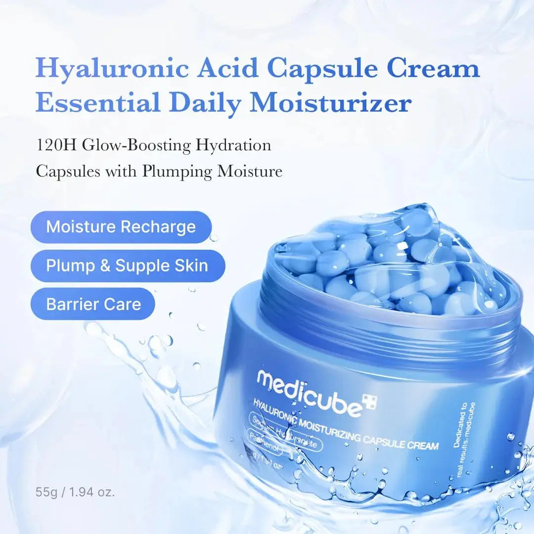 MEDICUBE - HYALURONIC MOISTURIZING CAPSULE CREAM - (1PC)