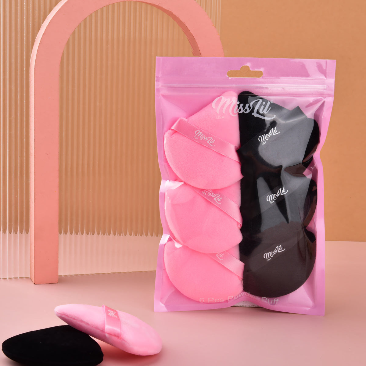 MISS LIL - POWDER PUFF (6PCS SET) - 3 pcs