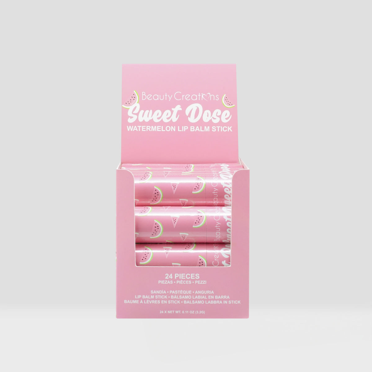 BEAUTY CREATIONS- SWEET DOSE LIP BALM STICK (24PCS)