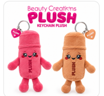 BEAUTY CREATIONS- PLUSH KEYCHAIN PLUSH POUCH - MISTERY COLOR (1PC)