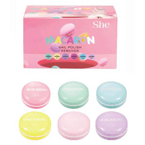 SH.E MAKEUP - QUITA ESMALTE DE UÑAS - 24 UDS