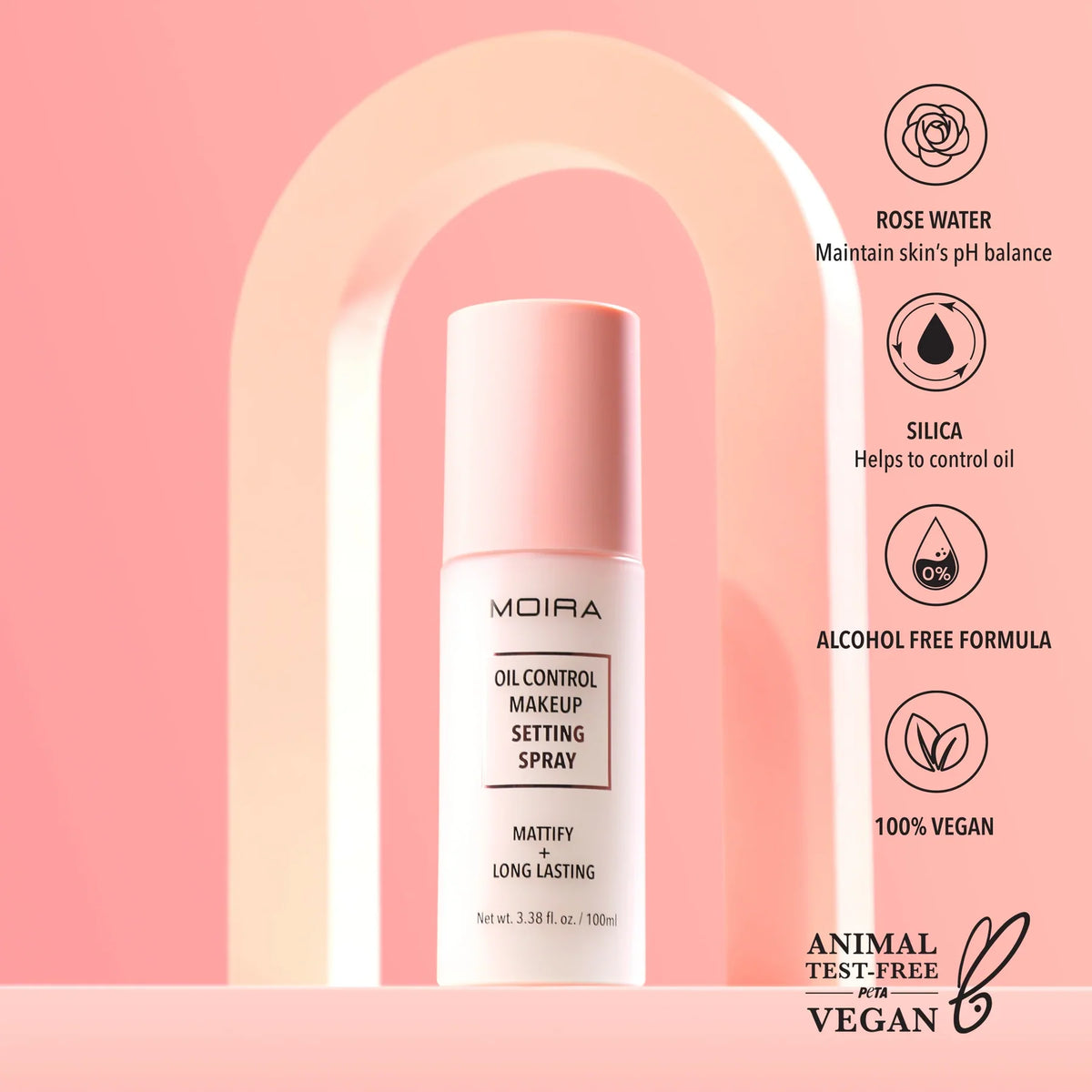 MOIRA- SETTING SPRAY- 3PCS
