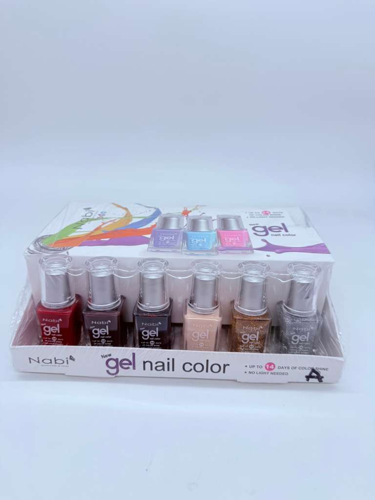 NABI- GEL NAIL COLOR (DISPLAY 24 PCS)