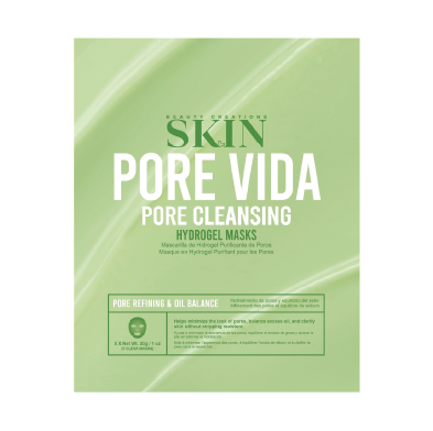 BEAUTY CREATIONS SKIN - EXTENSION PORE VIDA CLEANSING HYDROGEL MASKS - 1 BOX (5 MASKS)