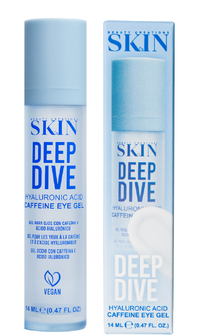 BEAUTY CREATIONS SKIN - DEEP DIVE HYALURONIC ACID CAFFEINE EYE GEL - (1PC)
