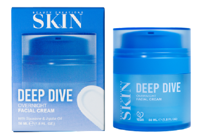 BEAUTY CREATIONS SKIN - DEEP DIVE OVERNIGHT FACIAL CREAM - (1PC)