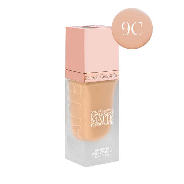 BEAUTY CREATIONS- FLAWLESS STAY- MATTE LIQUID FOUNDATION-