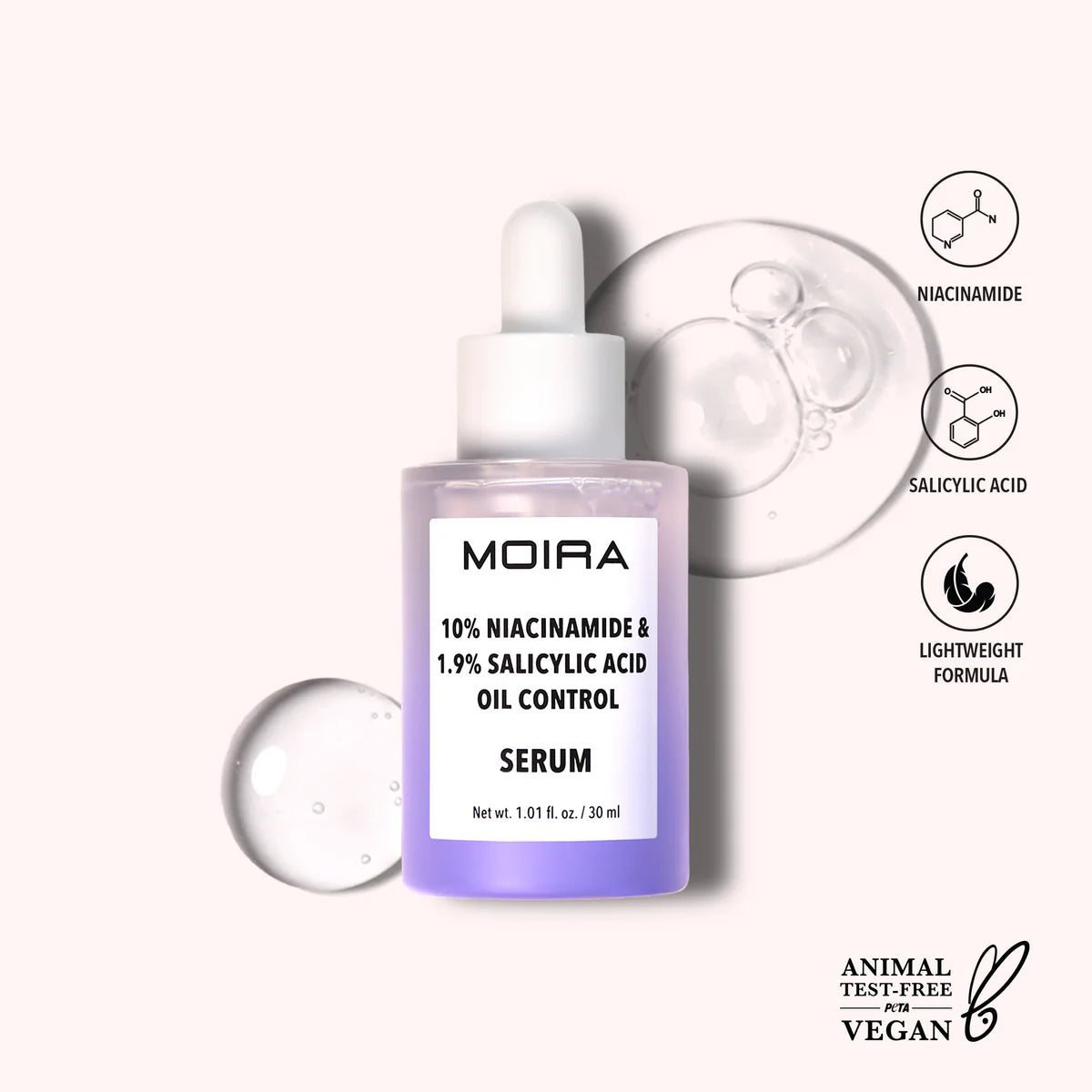 MOIRA- COLECCIÓN DE CUIDADO DE LA PIEL OIL CONTROL- 3PCS
