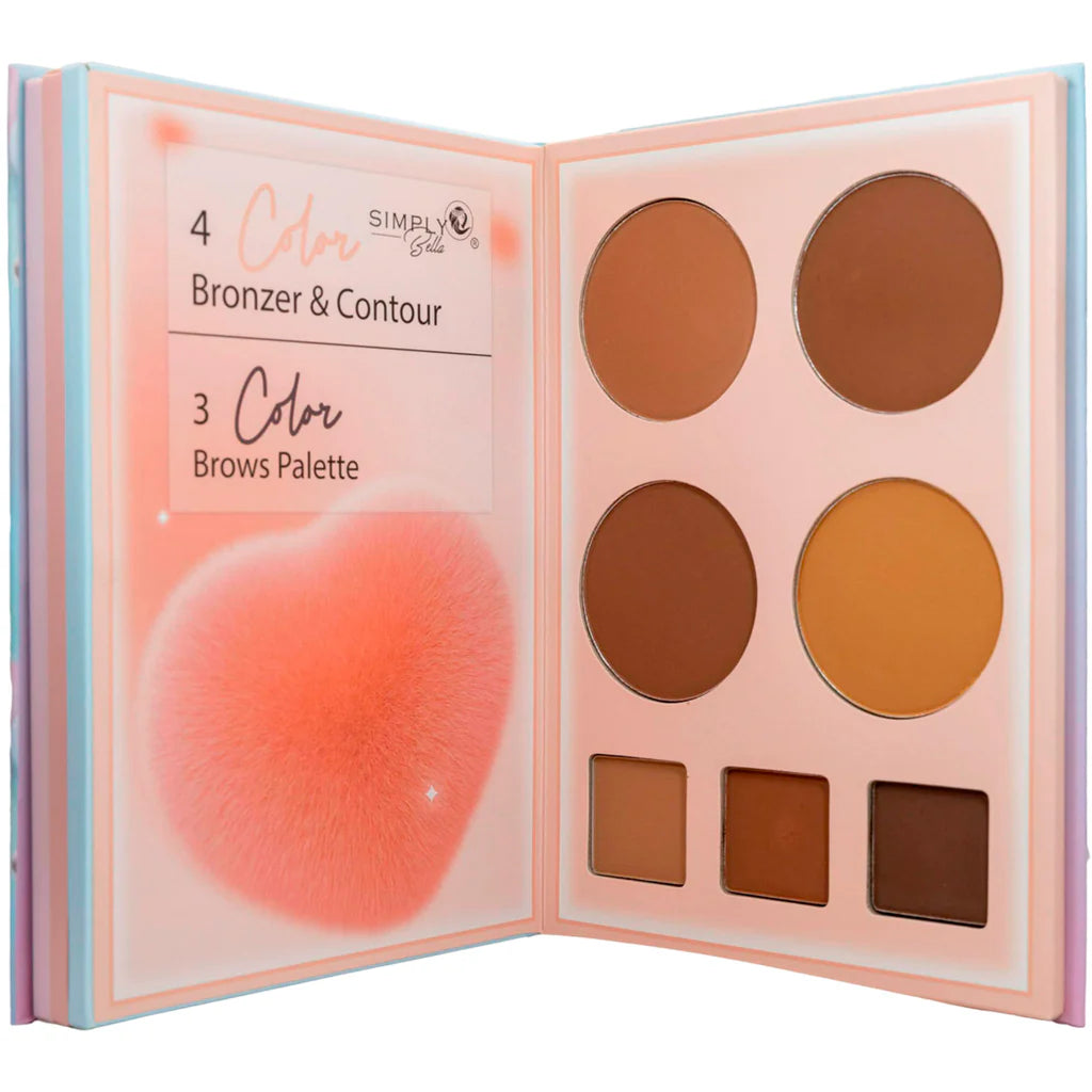 SIMPLY BELLA- COQUETTE-BOOK PALETTE- (1PC)