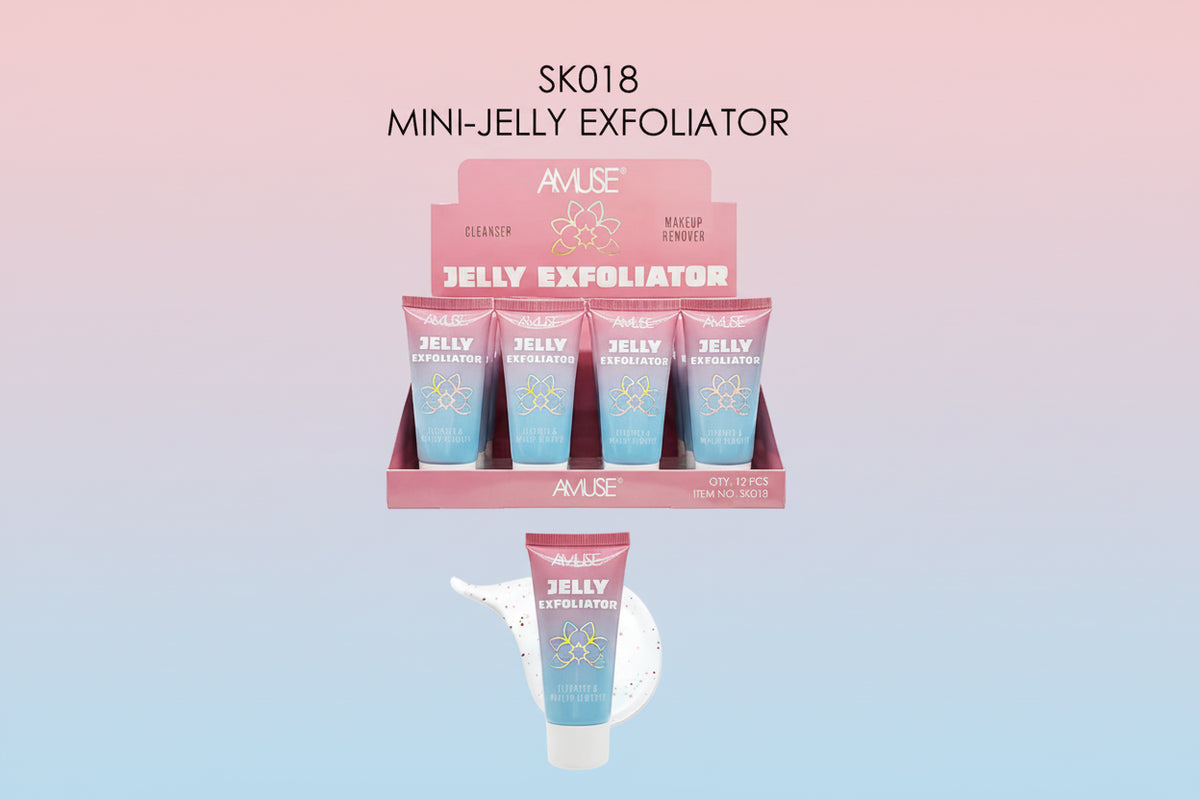 AMUSE- JELLY EXFOLIATOR- MAKEUP REMOVER- 12PCS