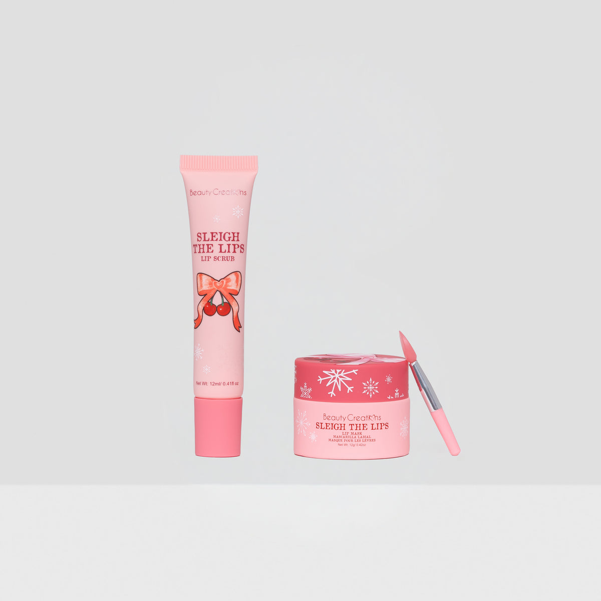 BEAUTY CREATIONS - SLEIGH THE LIPS LIP MASK + SCRUB SET - (1PC)