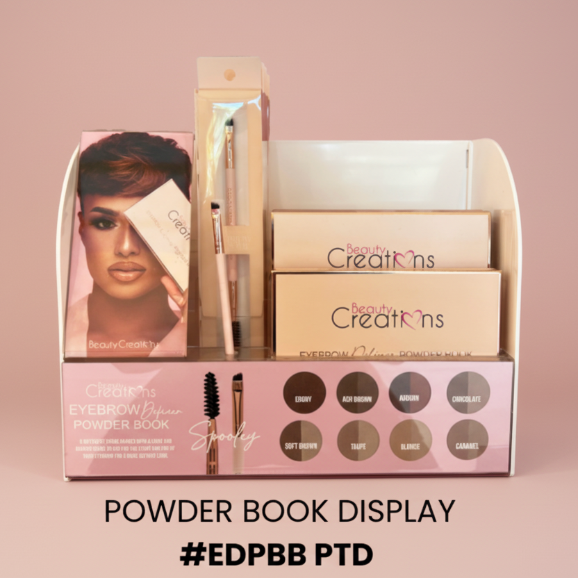 BEAUTY CREATIONS - POWDER BOOK DISPLAY (6PCS PER EACH PRODUCT + TESTER HALF OFF)