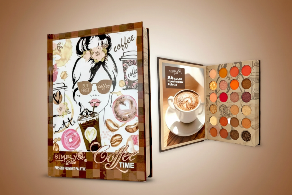 SIMPLY BELLA - COFFEE TIME BOOK PALETTE (1PC)