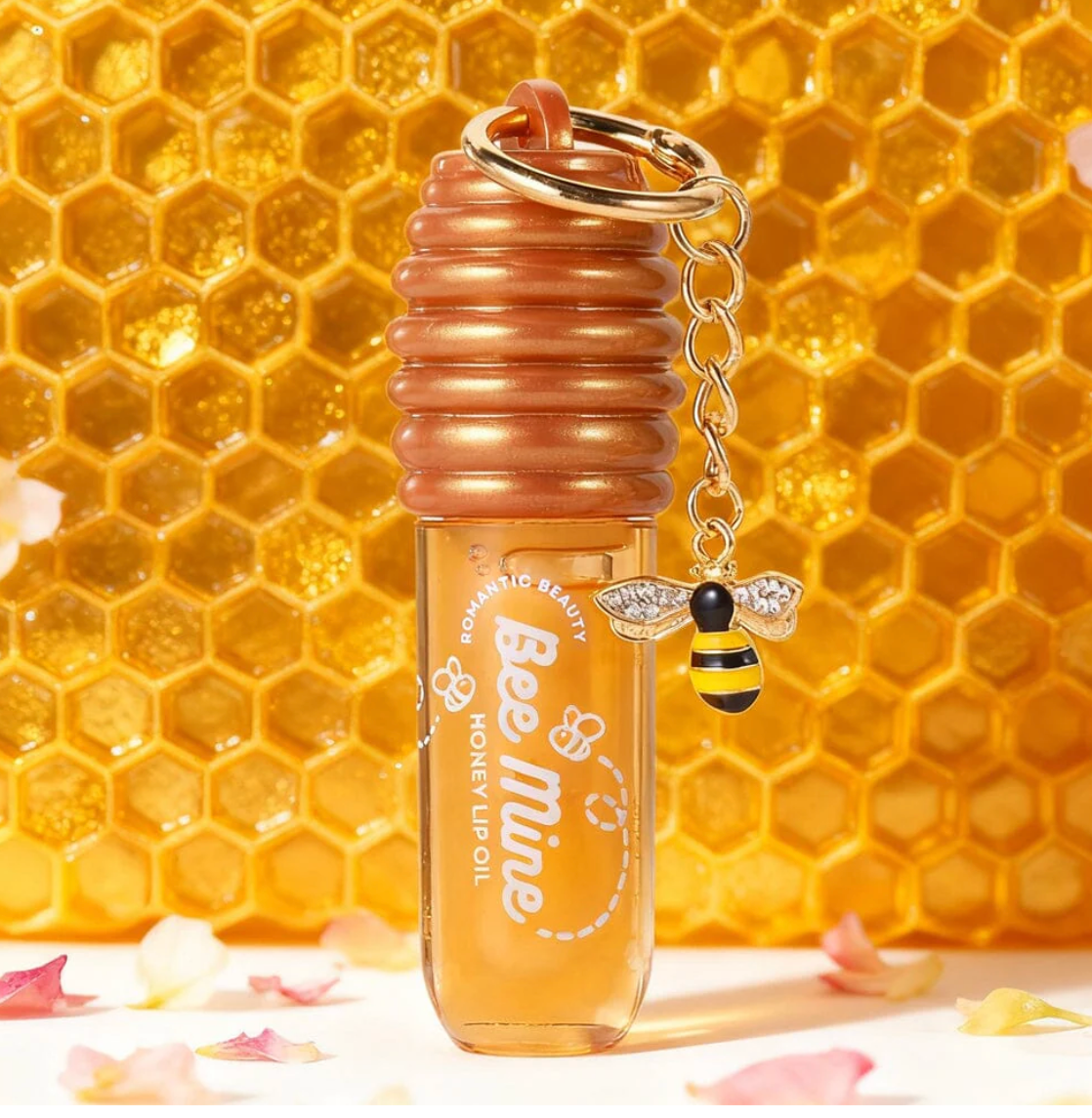 ROMANTIC BEAUTY - BEE MINE HONEY LIP OIL (DISPLAY 12PCS)
