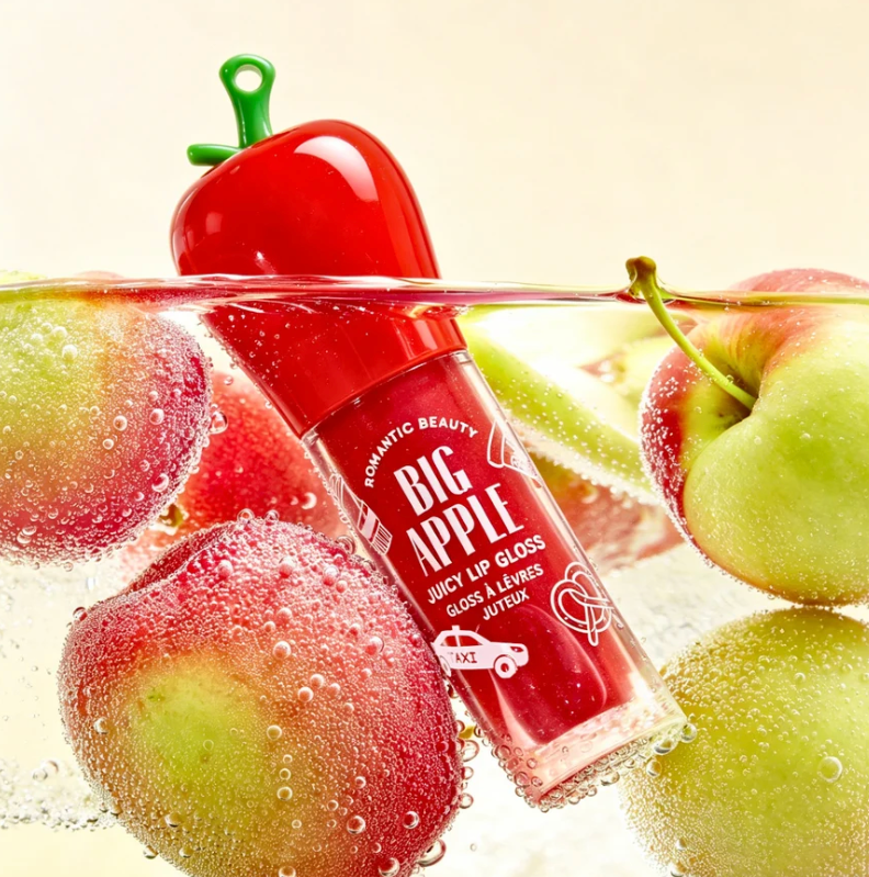 ROMANTIC BEAUTY- BIG APPLE JUICY LIP GLOSS (12PCS)