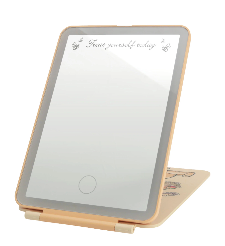 IMPRESSIONS VANITY X WINNIE THE POOH - "TREAT YOURSELF" TOUCH PAD MINI LED MAKEUP MIRROR (1PC)