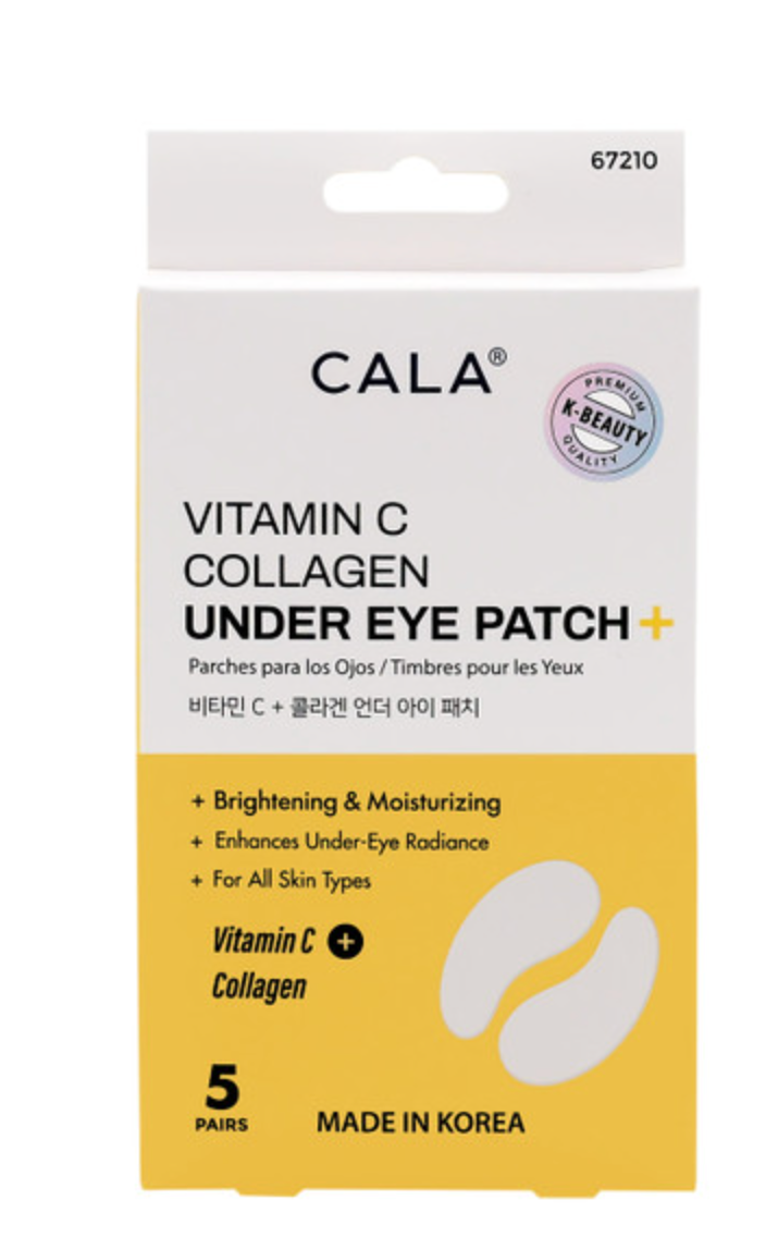 CALA - PARCHES DEBAJO DE LOS OJOS VITAMINA C Y COLÁGENO - 6 UDS
