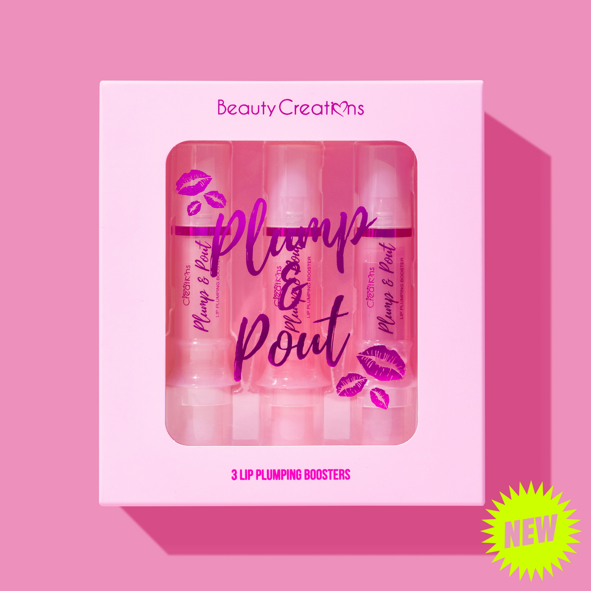 BEAUTY CREATIONS - PLUMP & POUT LIP PLUMPING BOOSTERS TRIO- (1PC)
