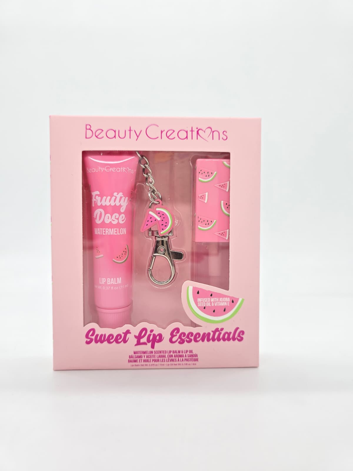 BEAUTY CREATIONS- SWEET LIP ESSENTIALS SET- LIP BALM AND LIP OIL- 1PC