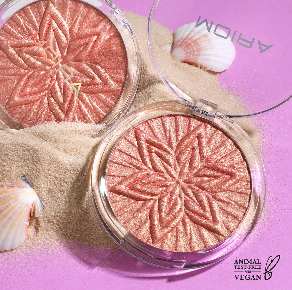MOIRA - ILUMINADOR PARA ROSTRO Y CUERPO SUN GLOW - 3 UDS