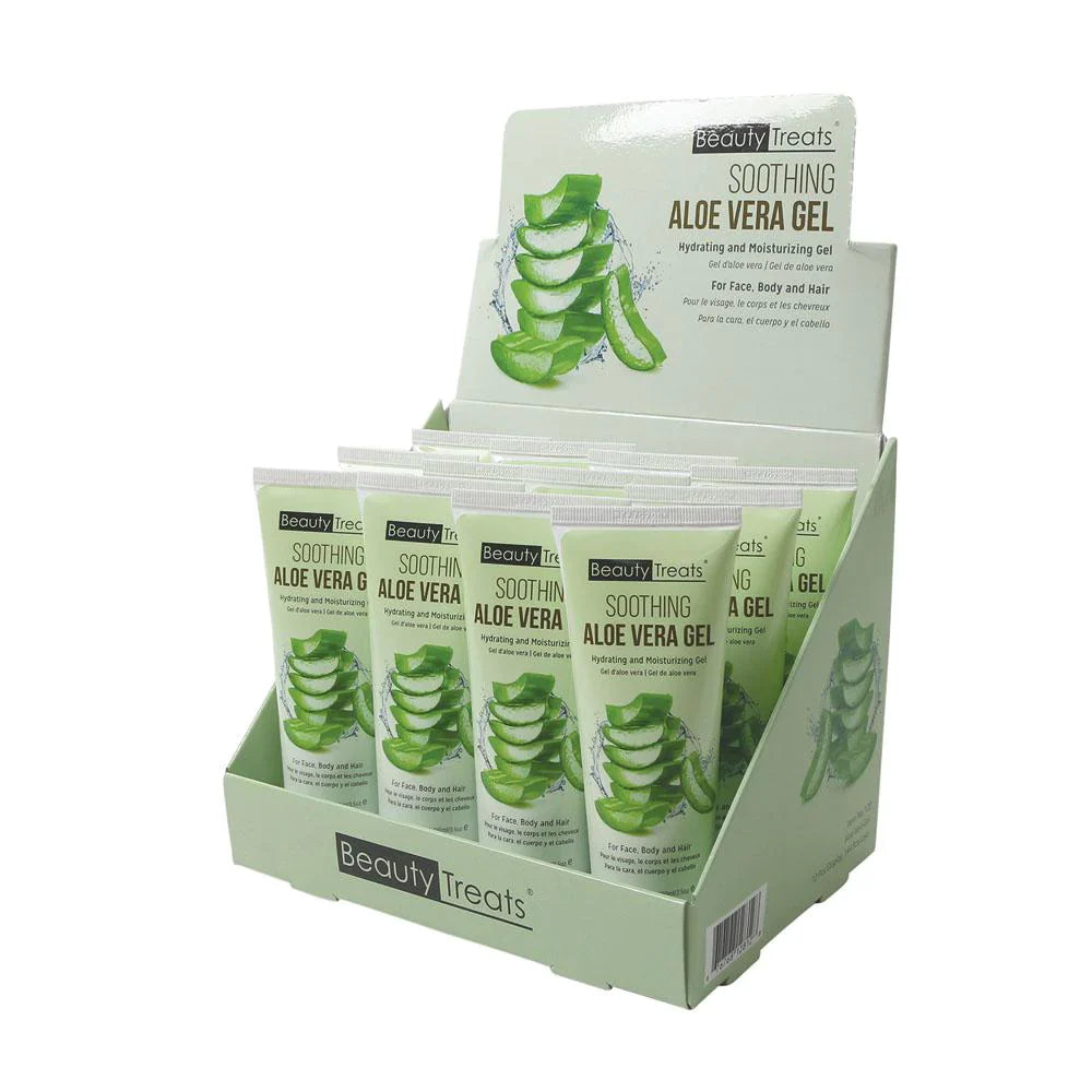 BEAUTY TREATS - ALOE VERA GEL 100 ML DISPLAY - 12 PCS