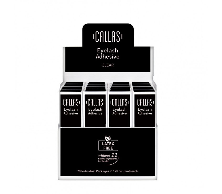CALLAS - ADHESIVO PARA PESTAÑAS NEGRO - 20 UDS
