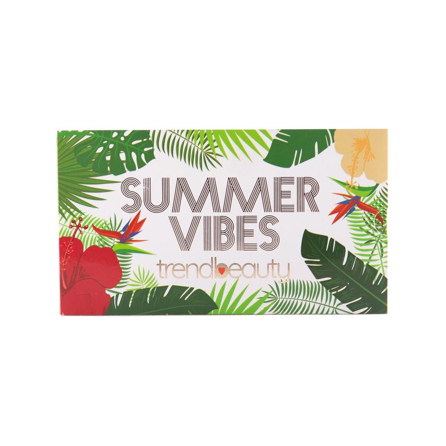 TREND BEAUTY - EYESHADOW 8 COLOR PALETTE - SUMMER VIBES(DISPLAY 6 PCS)