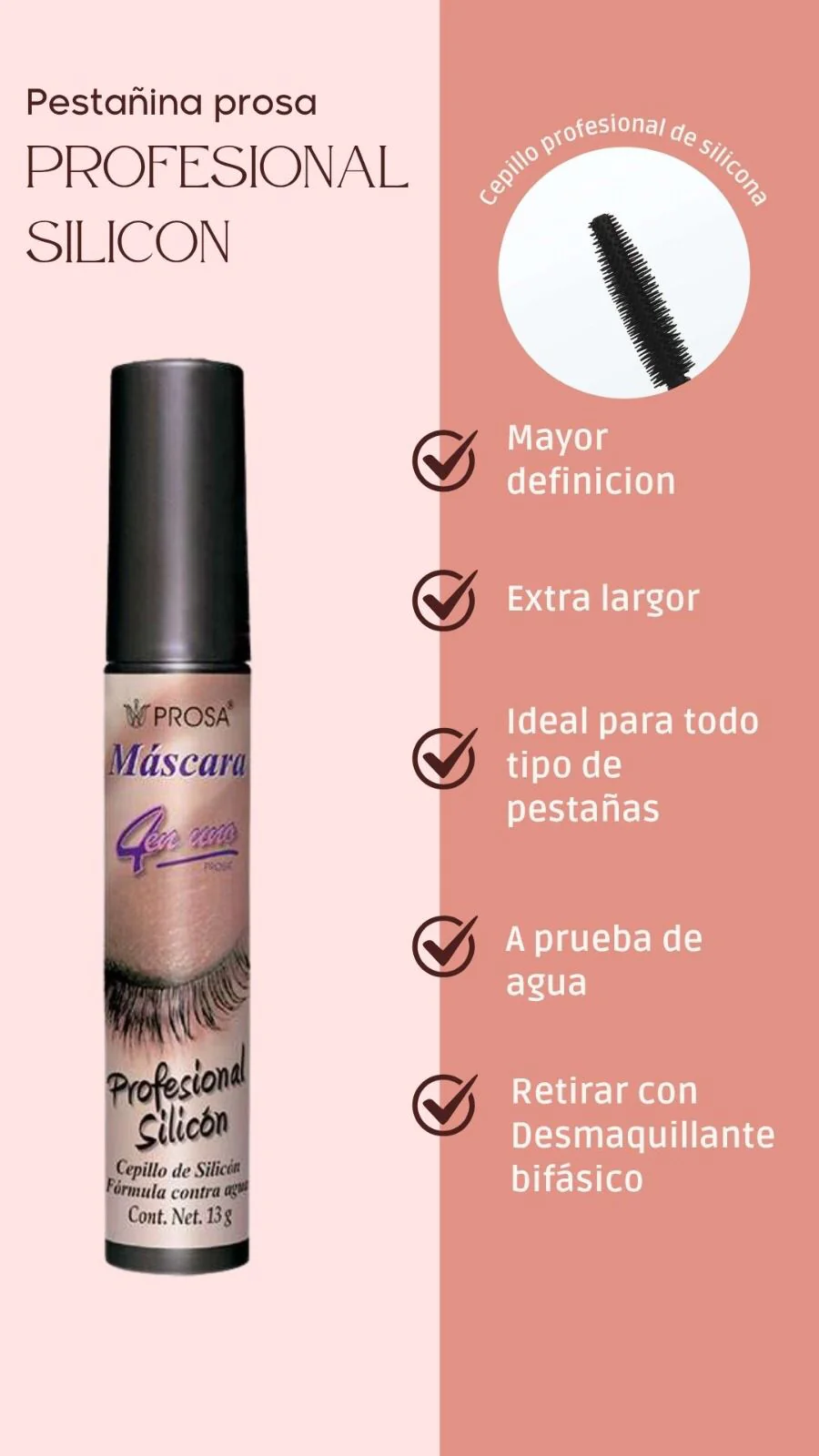 PROSA - MASCARA PROFESIONAL DE SILICONA