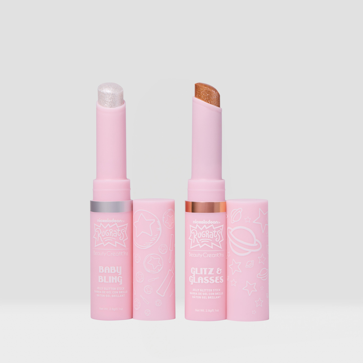 BEAUTY CREATIONS X RUGRATS - TINY BUT SHINY JELLY GLITTER STICK SET (1PC)