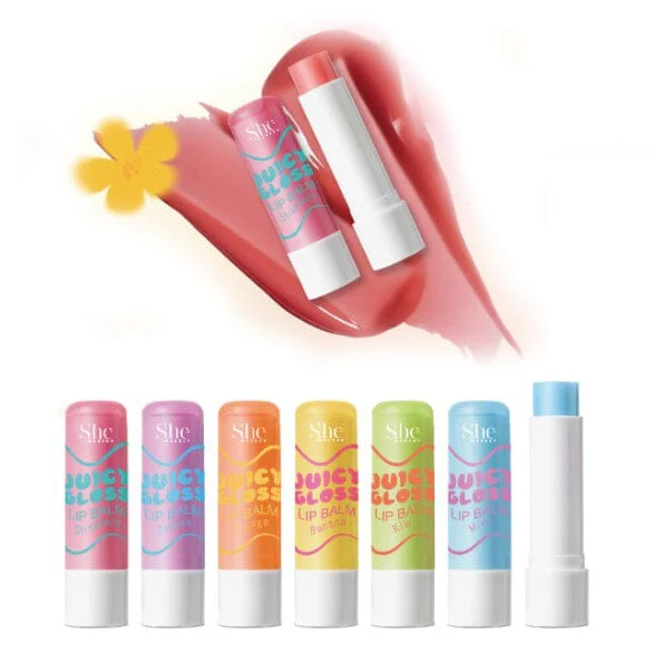 S.HE MAKEUP - JUICY GLOSS - LIP BALM (36PCS)