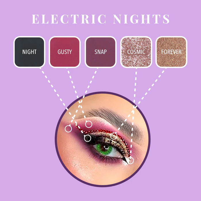 MOIRA - ELECTRIC NIGHTS DESTINY EYE & FACE PALETTE - (1PC)