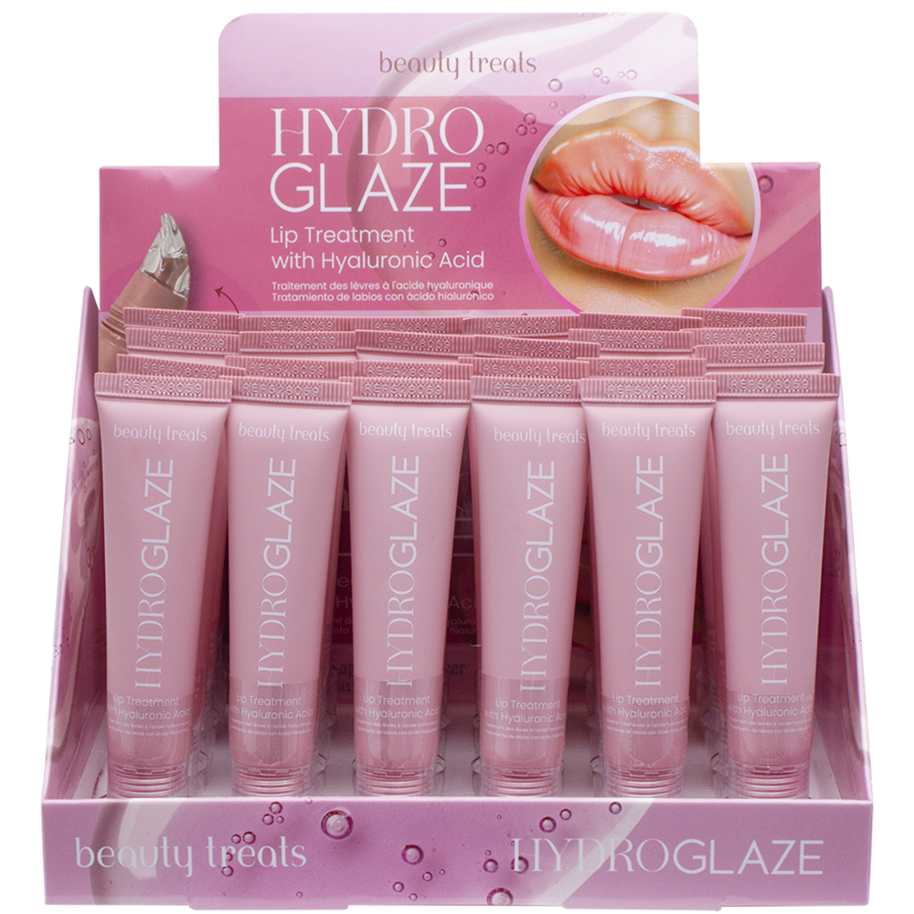 BEAUTY TREATS - HYDRO GLAZE - LIP TREATMENT WITH HYALURONIC ACID - DISPLAY (24PCS)