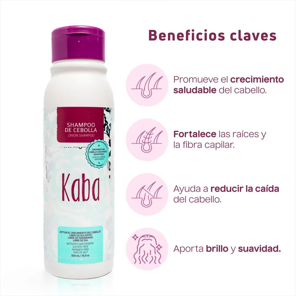 KABA - SHAMPOO DE CEBOLLA - (1PC)